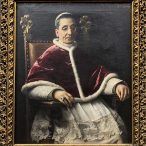 32 - "Ritratto di Papa Benedetto XV" - G. B. Torriglia (firmato) (Genova, 1857 - Genova, 1937) dipinto dei primi del XX secolo