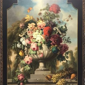 50 - "Vaso di fiori en plein air" - Scuola francese della seconda metà del XIX secolo