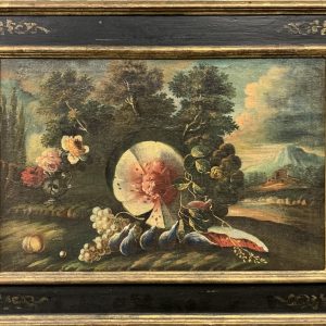 35 - "Natura morta con anguria" - Scuola veneta del XVII secolo
