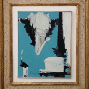 "Venice" (dated1961) - Remo Brindisi (Rome, 1918 - Lido di Spina, 1996)