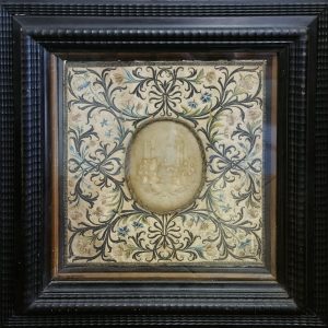 15 - Cero pasquale del 1600 raffigurante l'Ultima Cena Innocenzo XI
