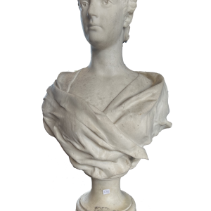13 - Busto femminile in marmo del XVIII secolo - Scuola italiana