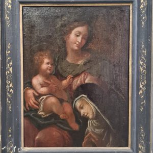 41 - "Madonna con  bambino e santa Teresa d'Avila" Giovanni Anastasi (Senigallia, 1653 - macerata, 1704) (attribuito a)