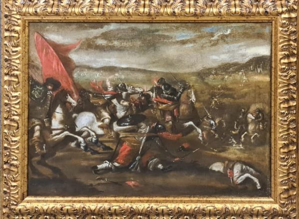 BATTAGLIA -  FRANCESCO GRAZIANI DETTO IL CICCIO NAPOLETANO (BOTTEGA) (Napoli 1680 - 1730)