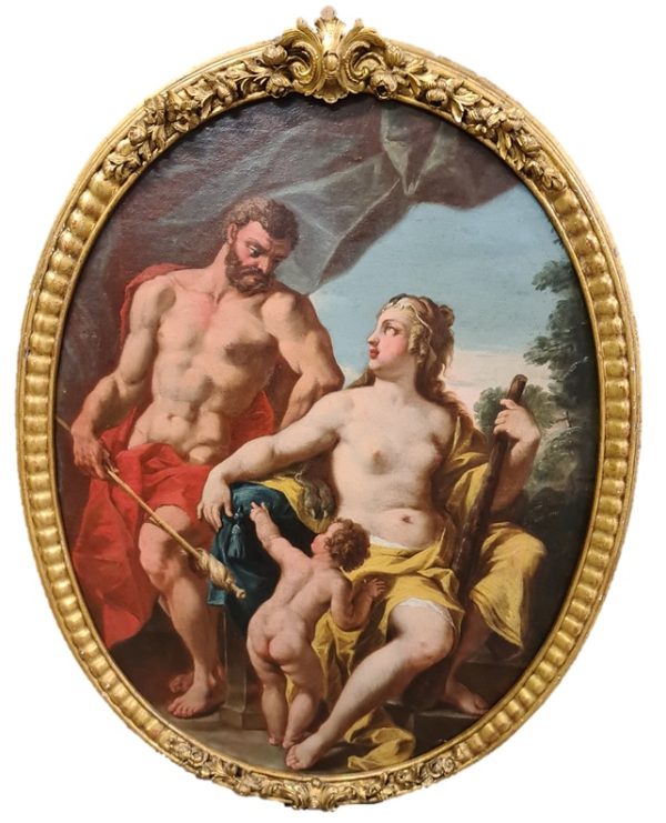 ERCOLE E ONFALE - LODOVICO DORIGNY (Parigi. 1654 – Verona. 1742)
