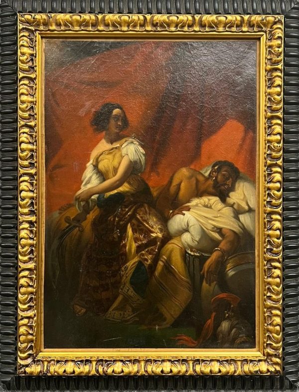 GIUDITTA E OLOFERNE -  HORACE VERNET (BOTT.) (Parigi. 1789 – Parigi. 1863)