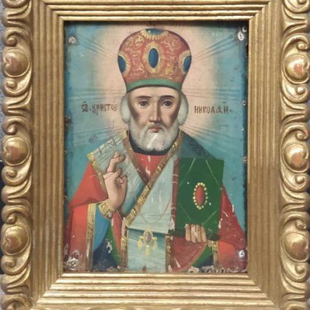 SAN NICOLA -  ICONA RUSSA XIX SEC