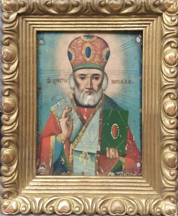 SAN NICOLA -  ICONA RUSSA XIX SEC